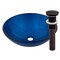Novatto VERDAZZURRO Glass Vessel Bathroom Sink Set, Oil Rubbed Bronze TIG-S132ORB - alternate 1